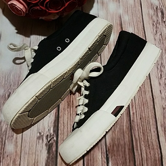 Black & White Sebago Docksides - Picture 2 of 8